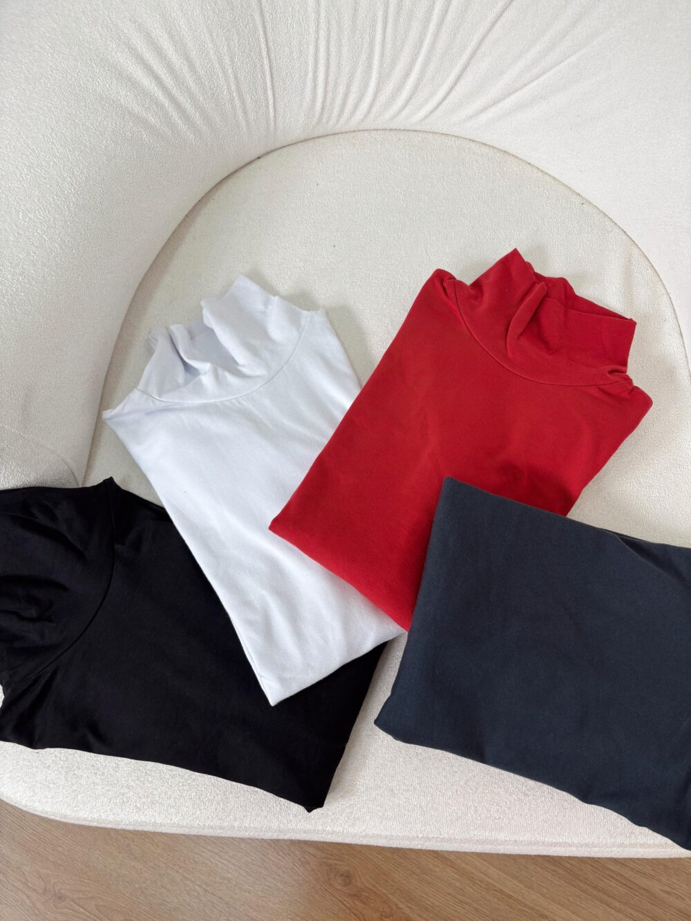 POLERA ALGODON CON LYCRA MANGA LARGA - Imagen 4