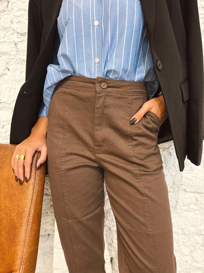 PANTALON ANITA RECORTE GABARDINA ELASTIZADA 4121