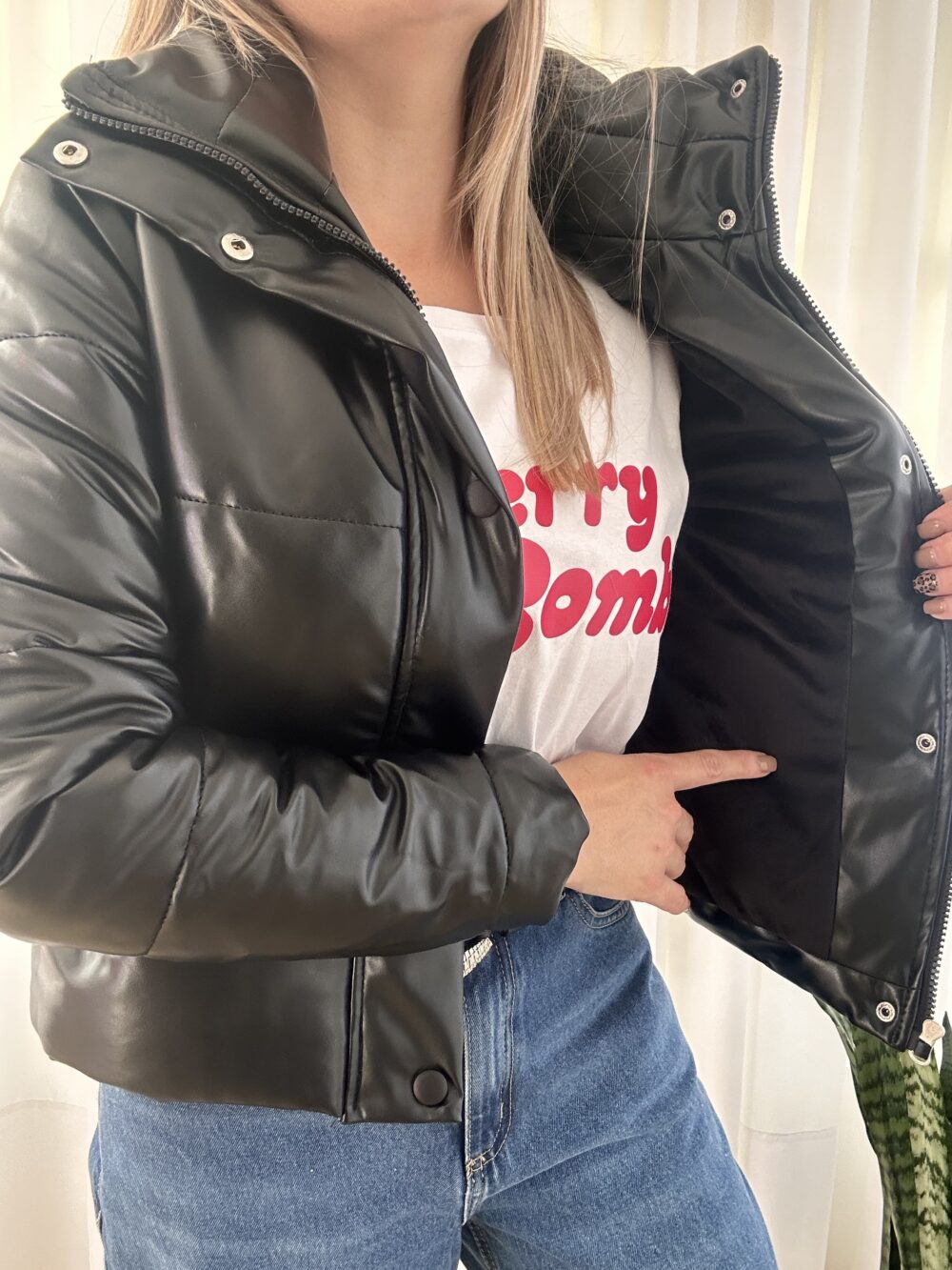 CAMPERA AURE CON PIEL - Imagen 8