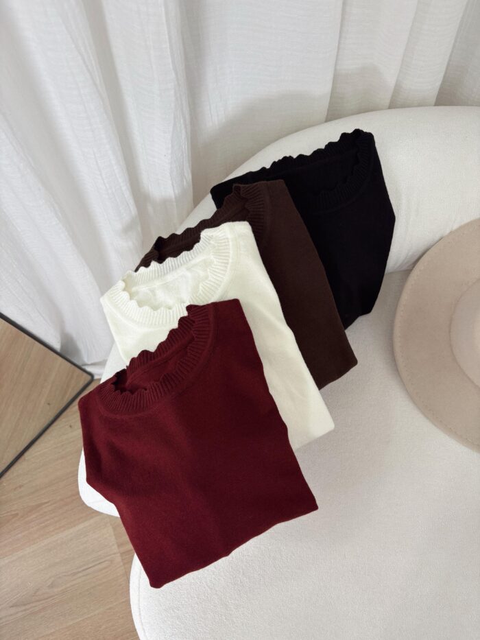 SWEATER VIRGINIA BREMER ZIGZAG EN CUELLO