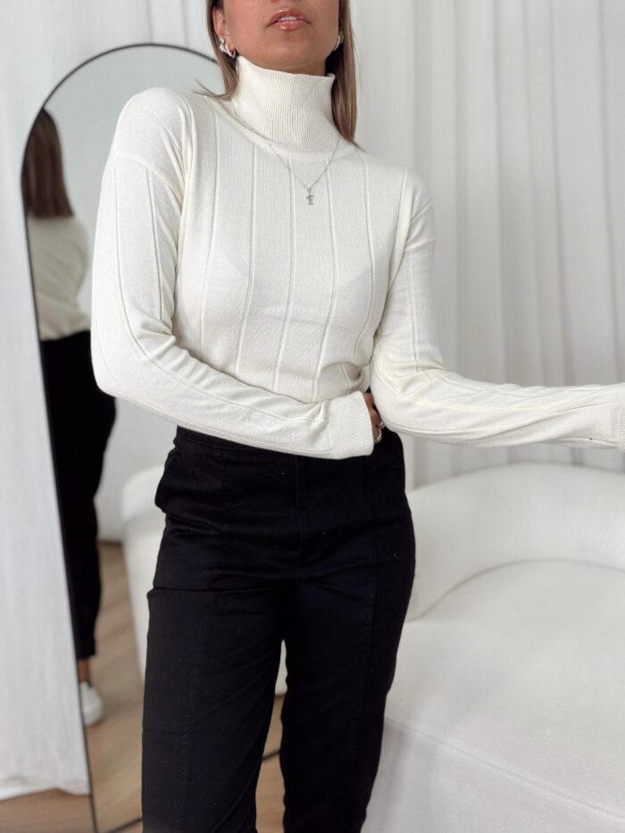 SWEATER MANILA MEDIA POLERA