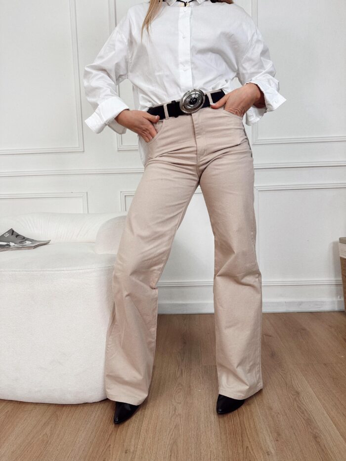 PANTALON RECTO GABARDINA ELASTIZADA 4117
