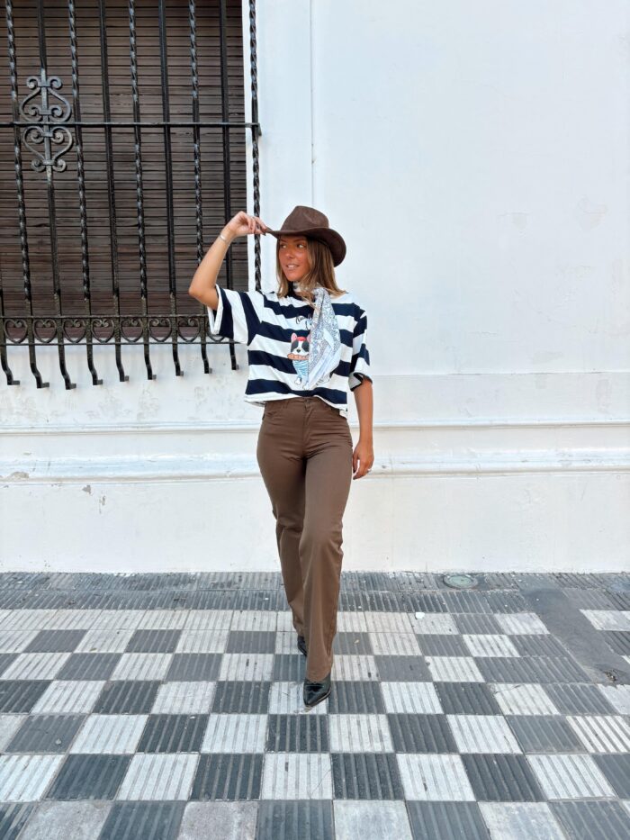 PANTALON RECTO GABARDINA ELASTIZADA 4117