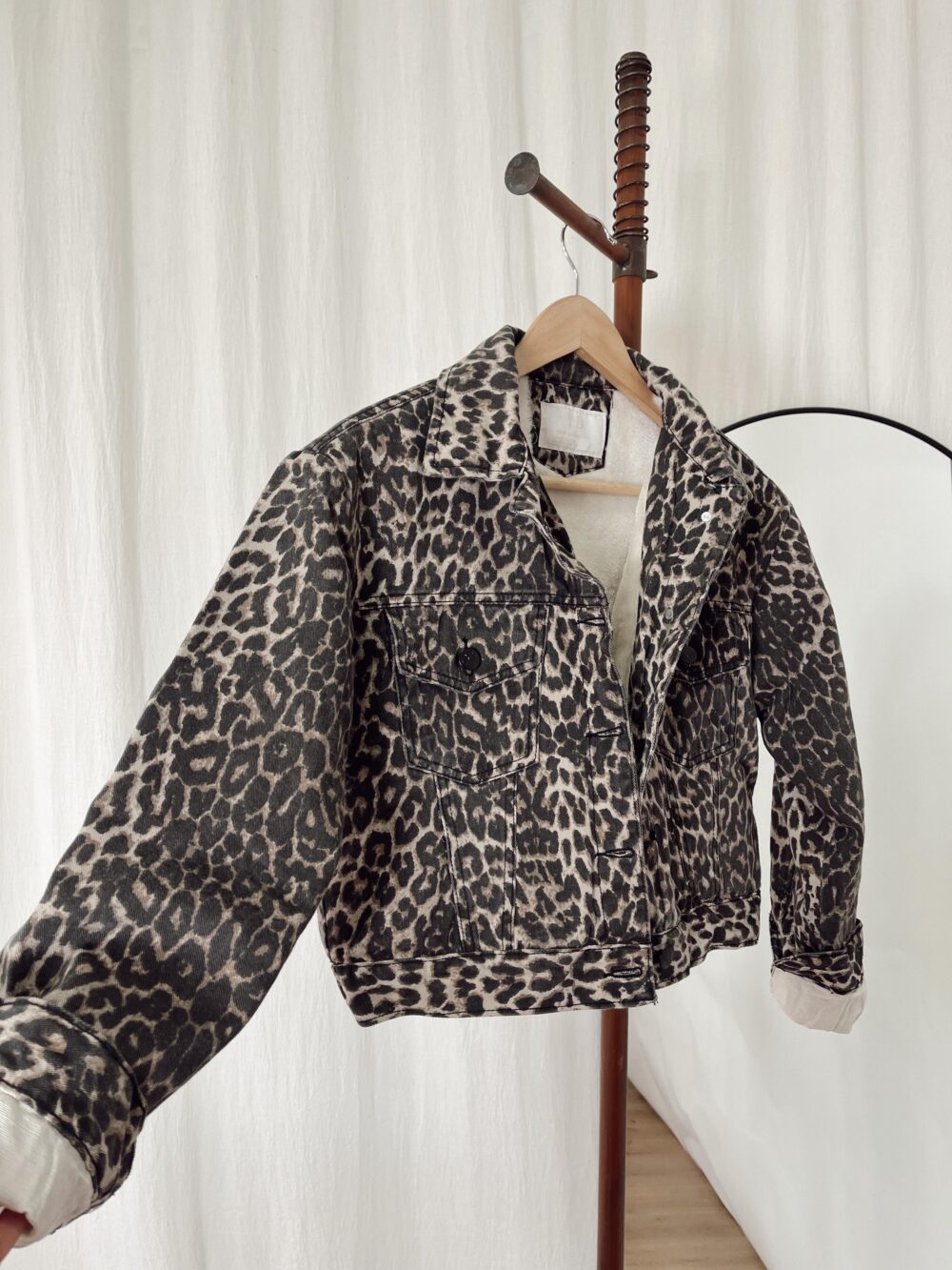 CAMPERA CON PIEL MISSY ANIMAL PRINT - Imagen 3