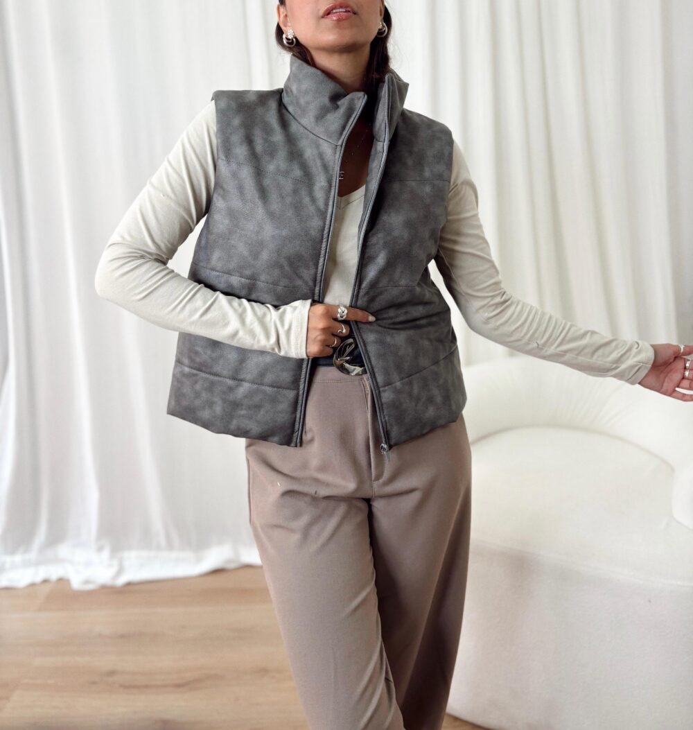 CHALECO PUFFER JASMIN ENGOMADO