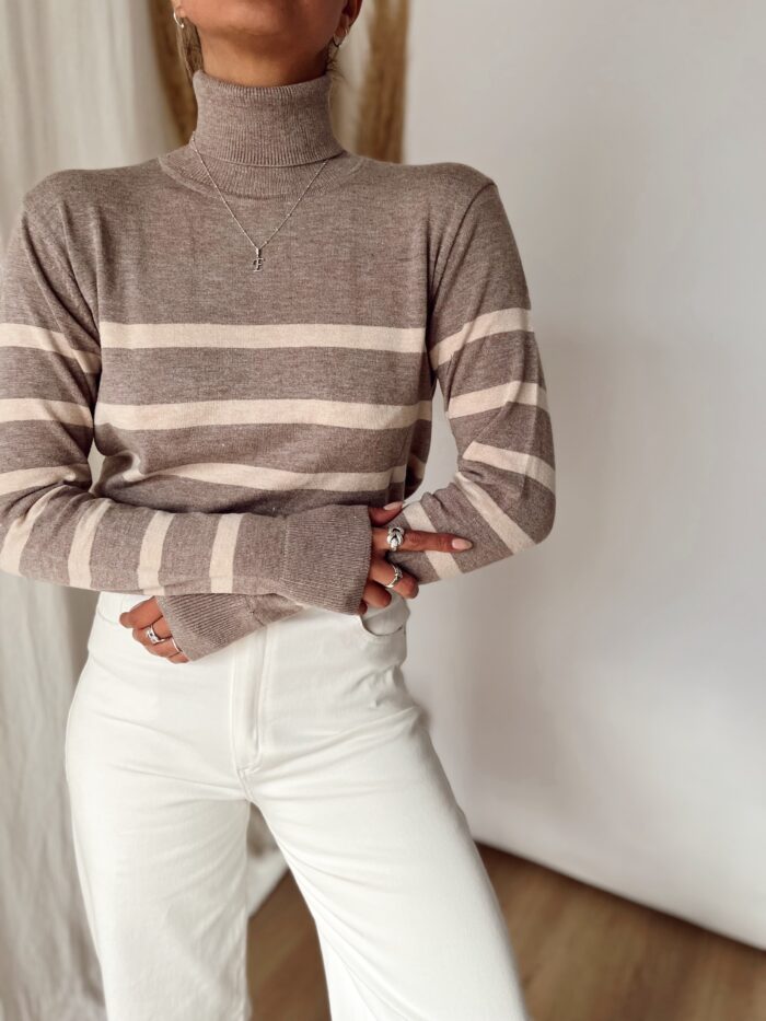 SWEATER OTAWA POLERA RAYADA