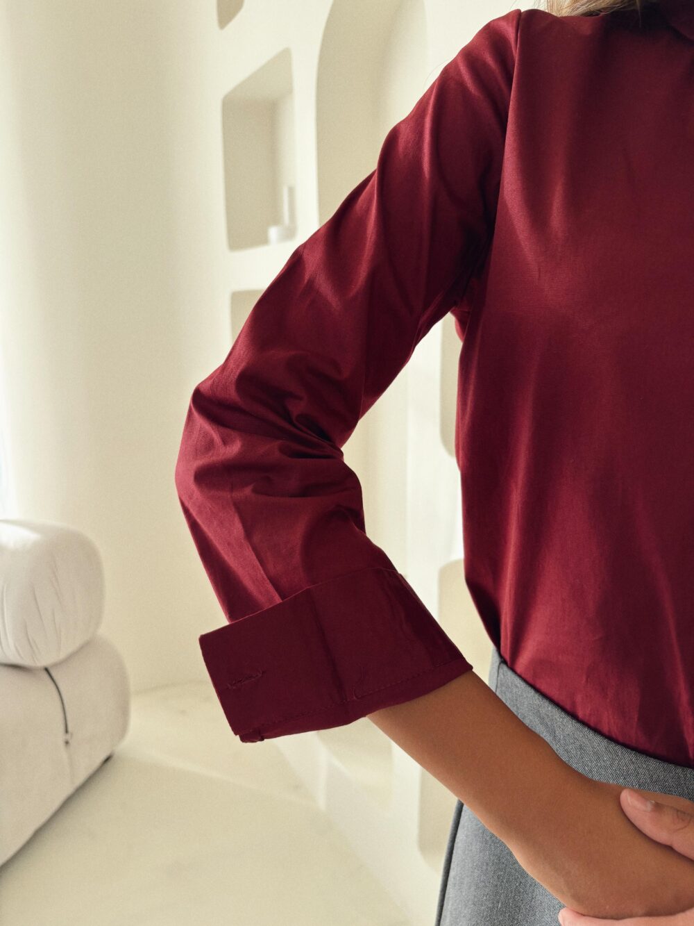 CAMISA POPLIN BOTON - Imagen 3