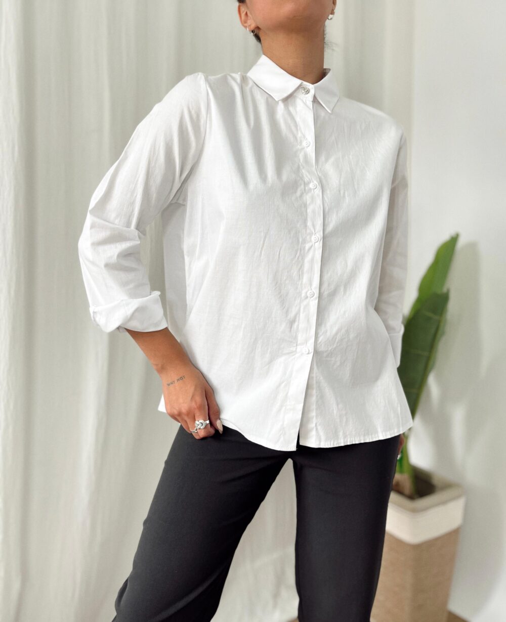 CAMISA POPLIN BOTON - Imagen 6