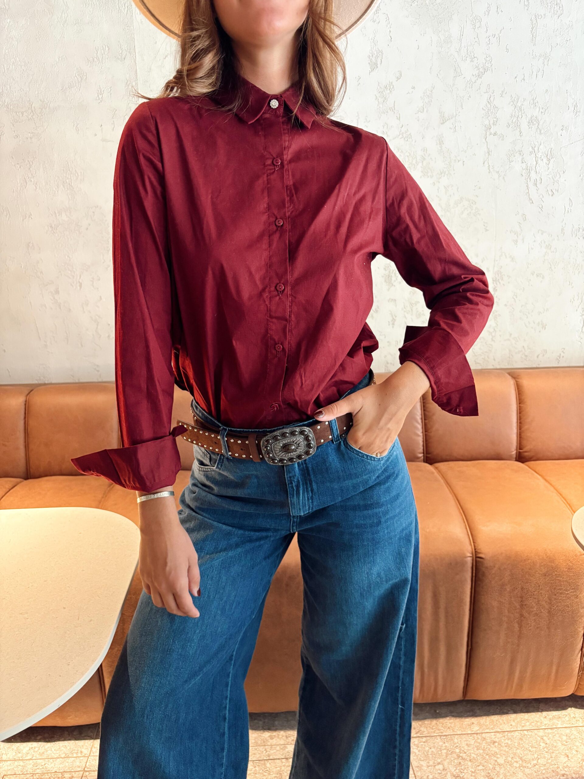 CAMISA POPLIN BOTON - Imagen 5