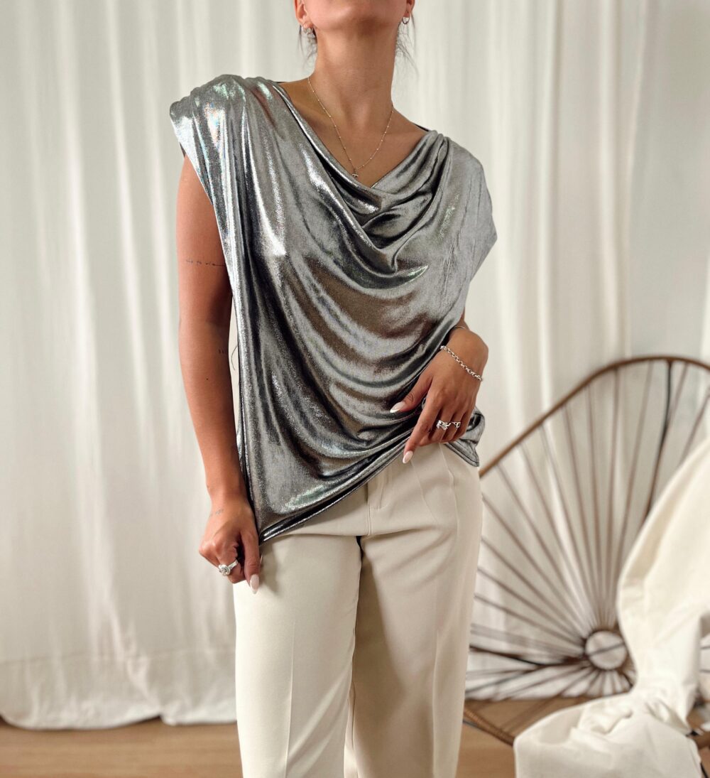 BLUSA DISCO FOIL - Imagen 2