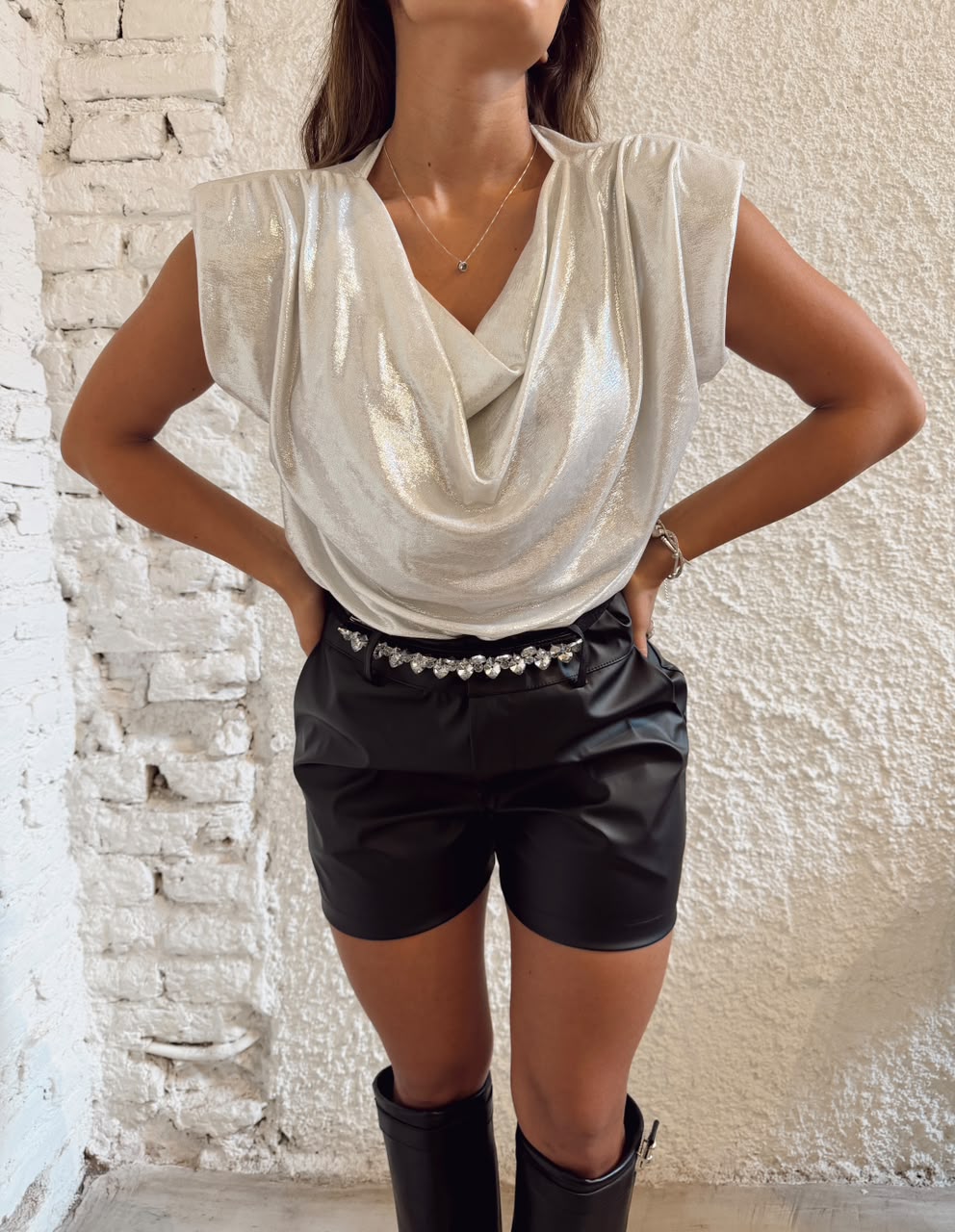 BLUSA DISCO FOIL - Imagen 3