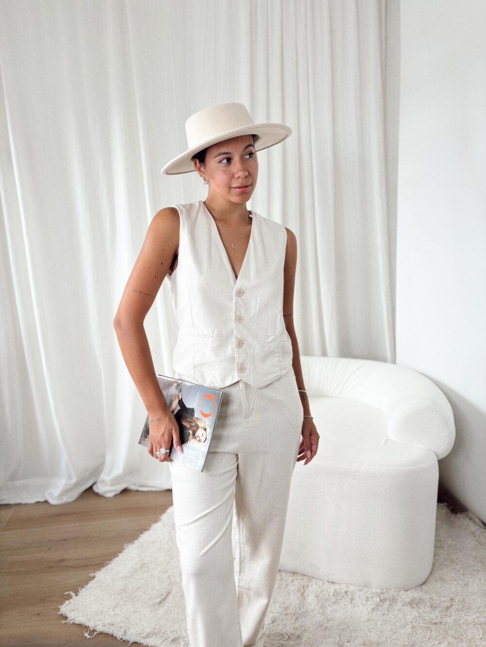 CHALECO LINO LUISA - Imagen 2