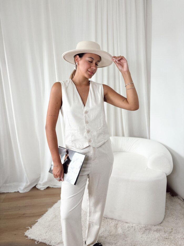 CHALECO LINO LUISA
