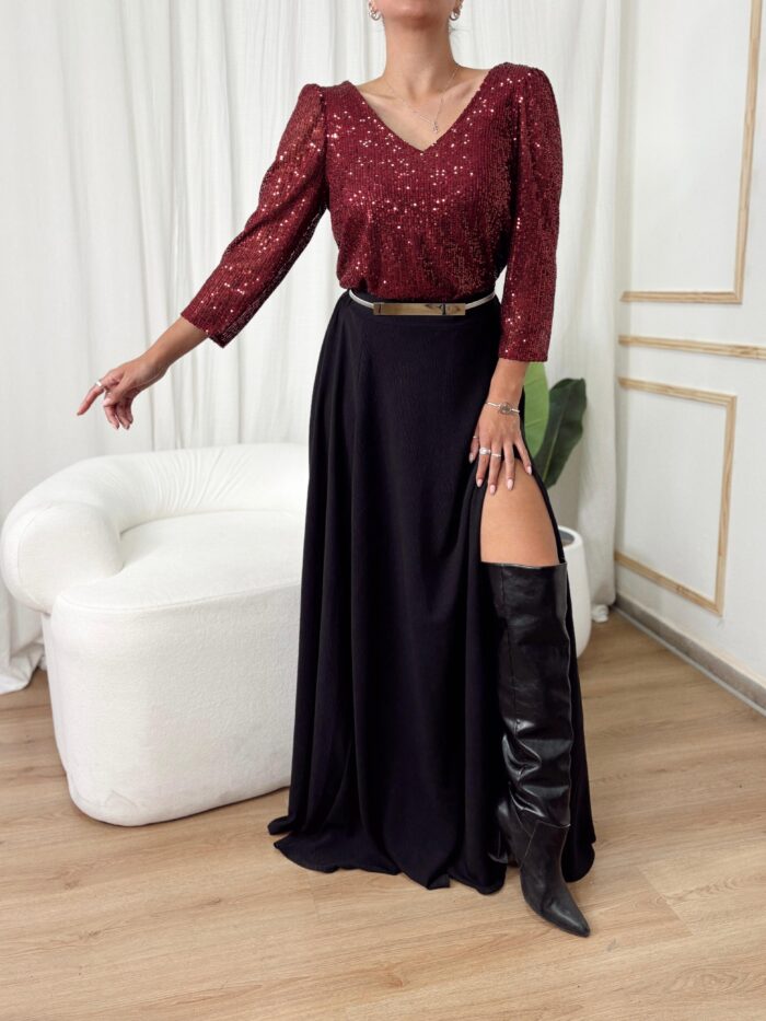 POLLERA KATYA CREPE