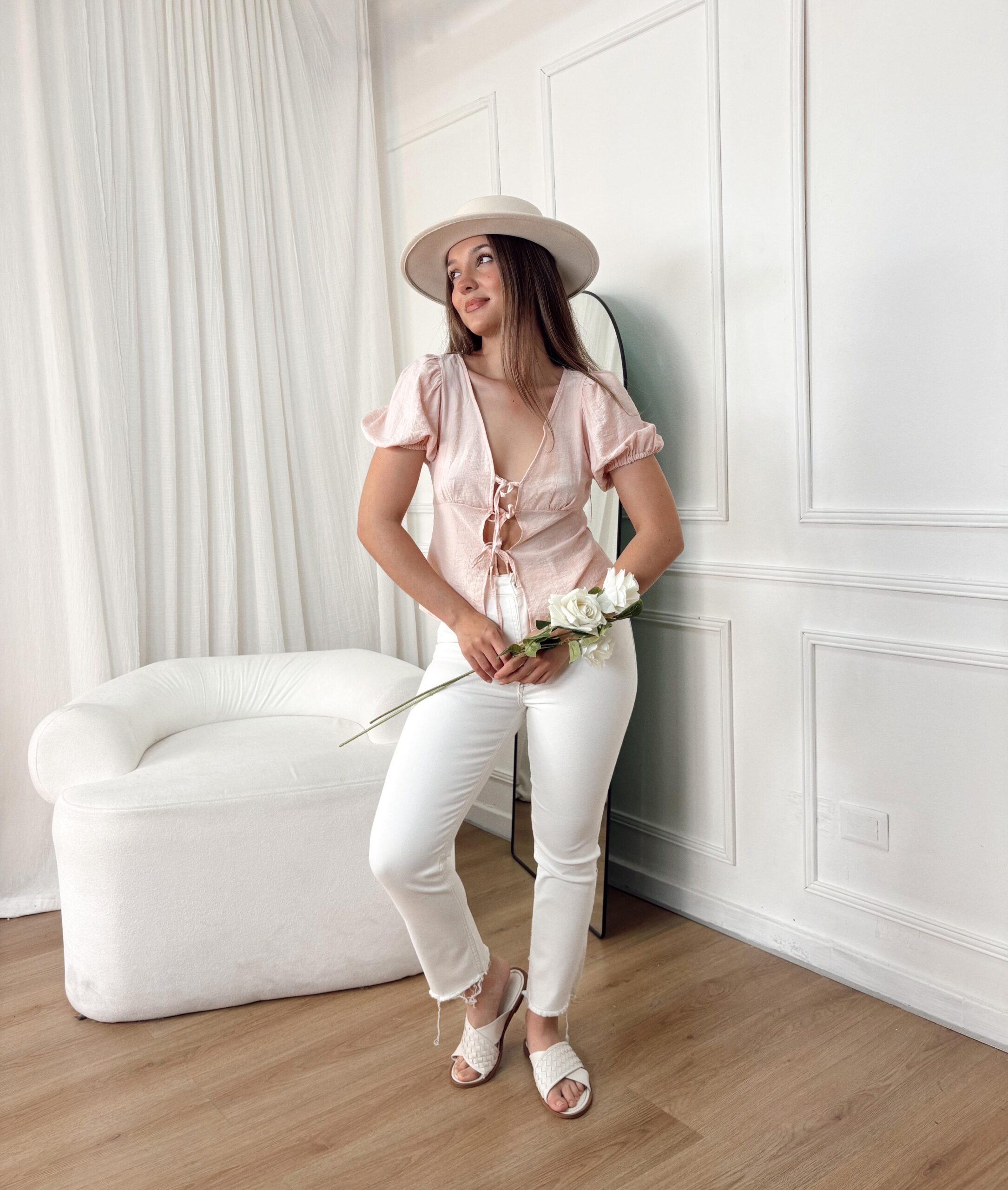 BLUSA ALEX MANGA GLOBO - Imagen 2