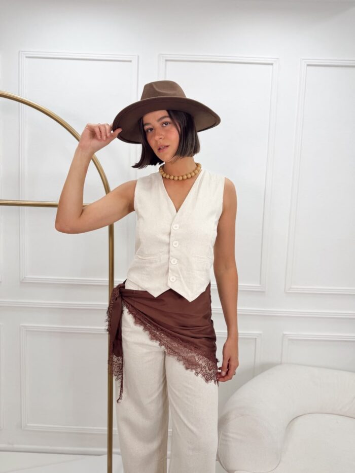 CHALECO LINO LUISA