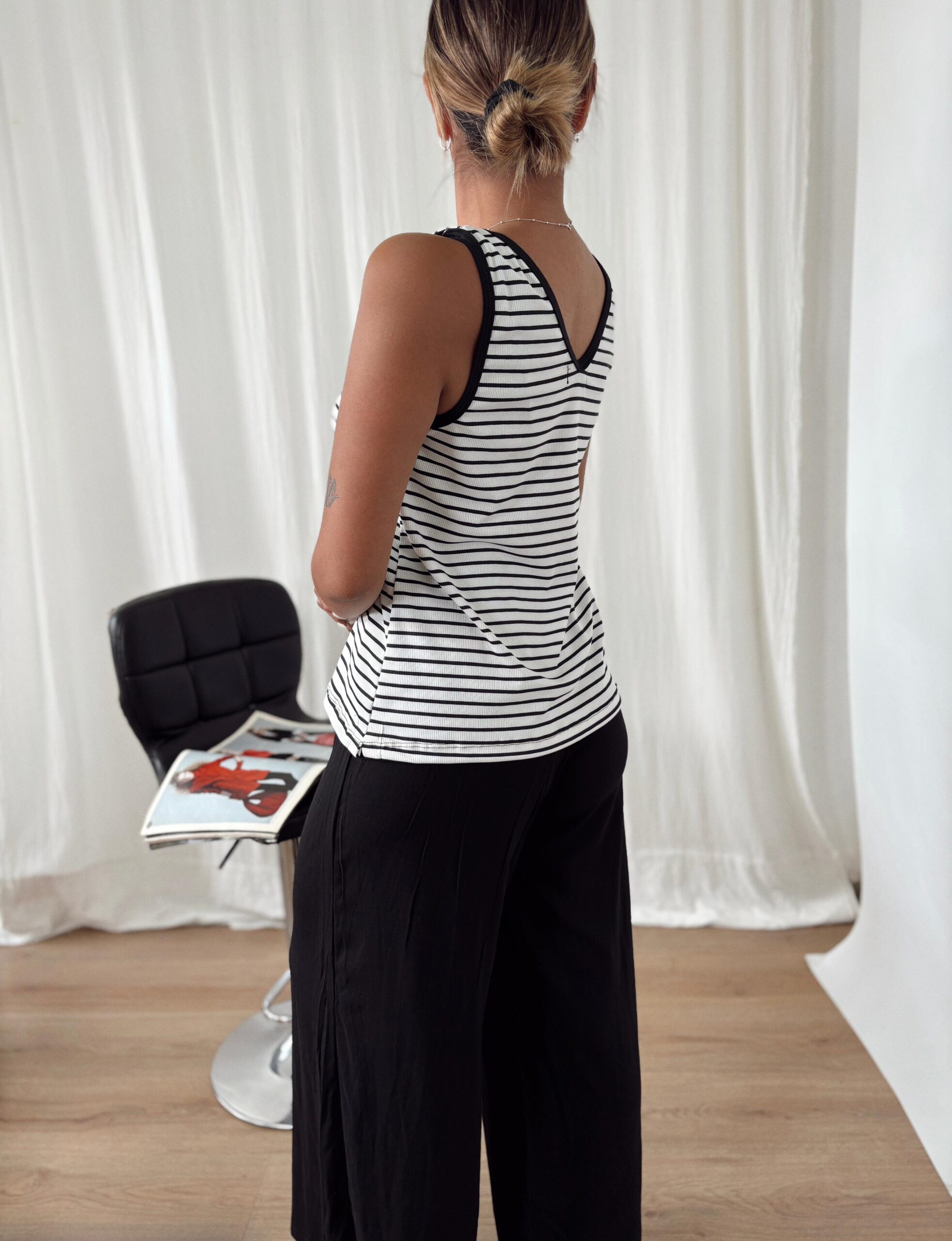 MUSCULOSA DIOSAS MORLEY RAYADO CAMPANA TAJO - Imagen 2