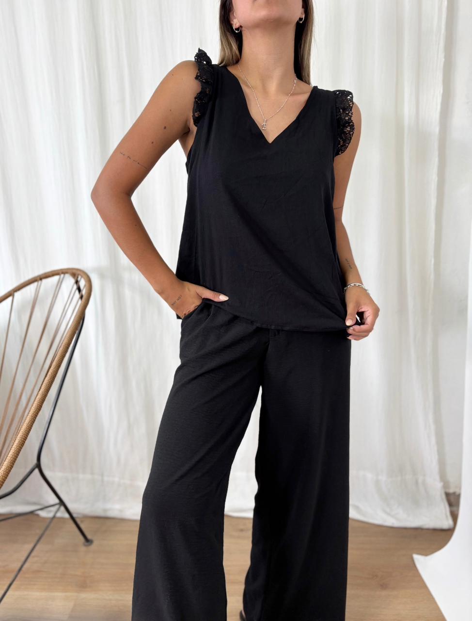 BLUSA WONDER LINO ENCAJE - Imagen 3