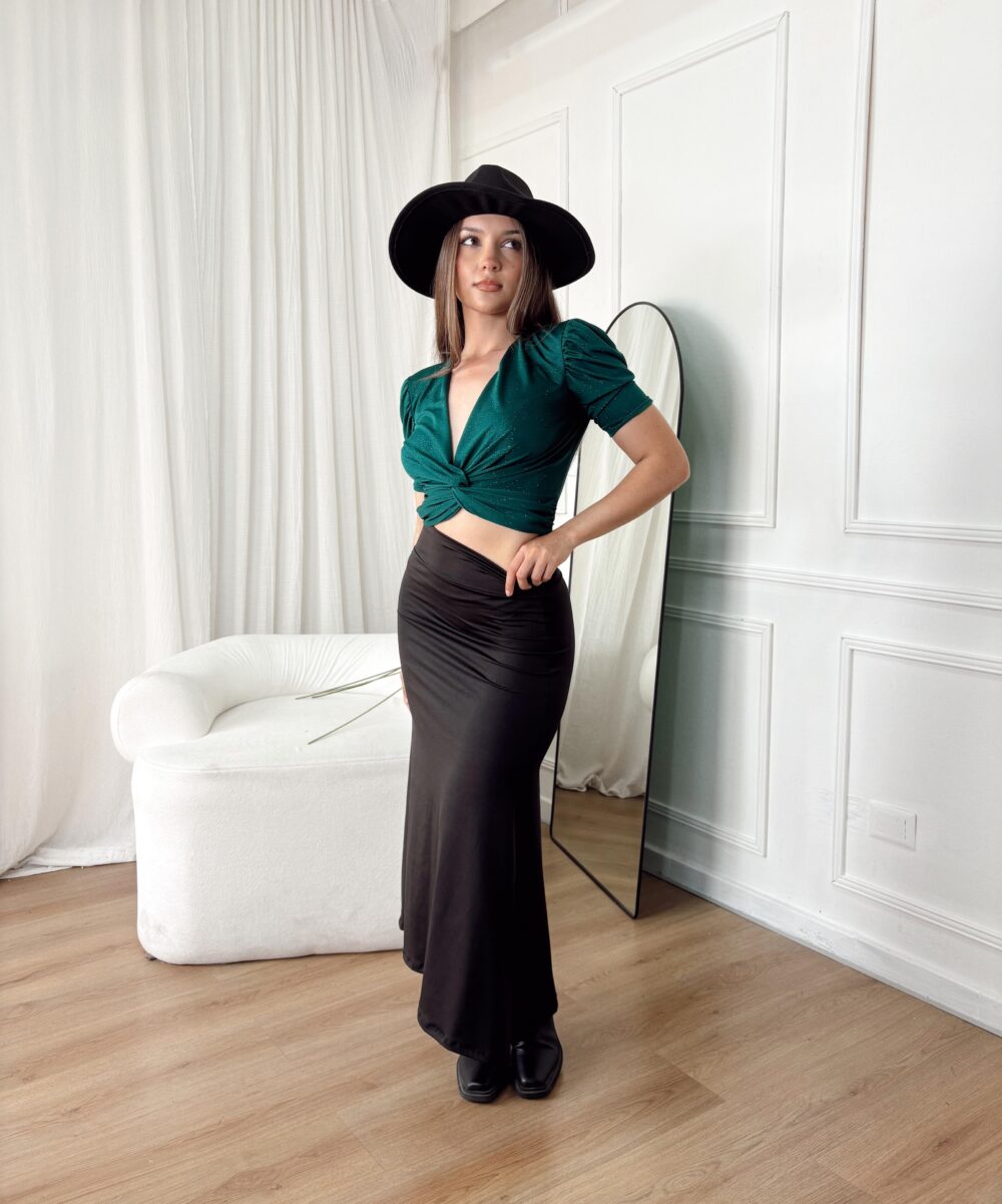 POLLERA ANDREA CAMPANA LARGA  LYCRA