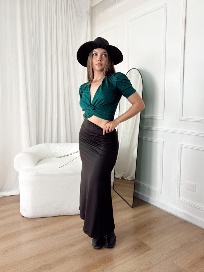 POLLERA ANDREA CAMPANA LARGA  LYCRA