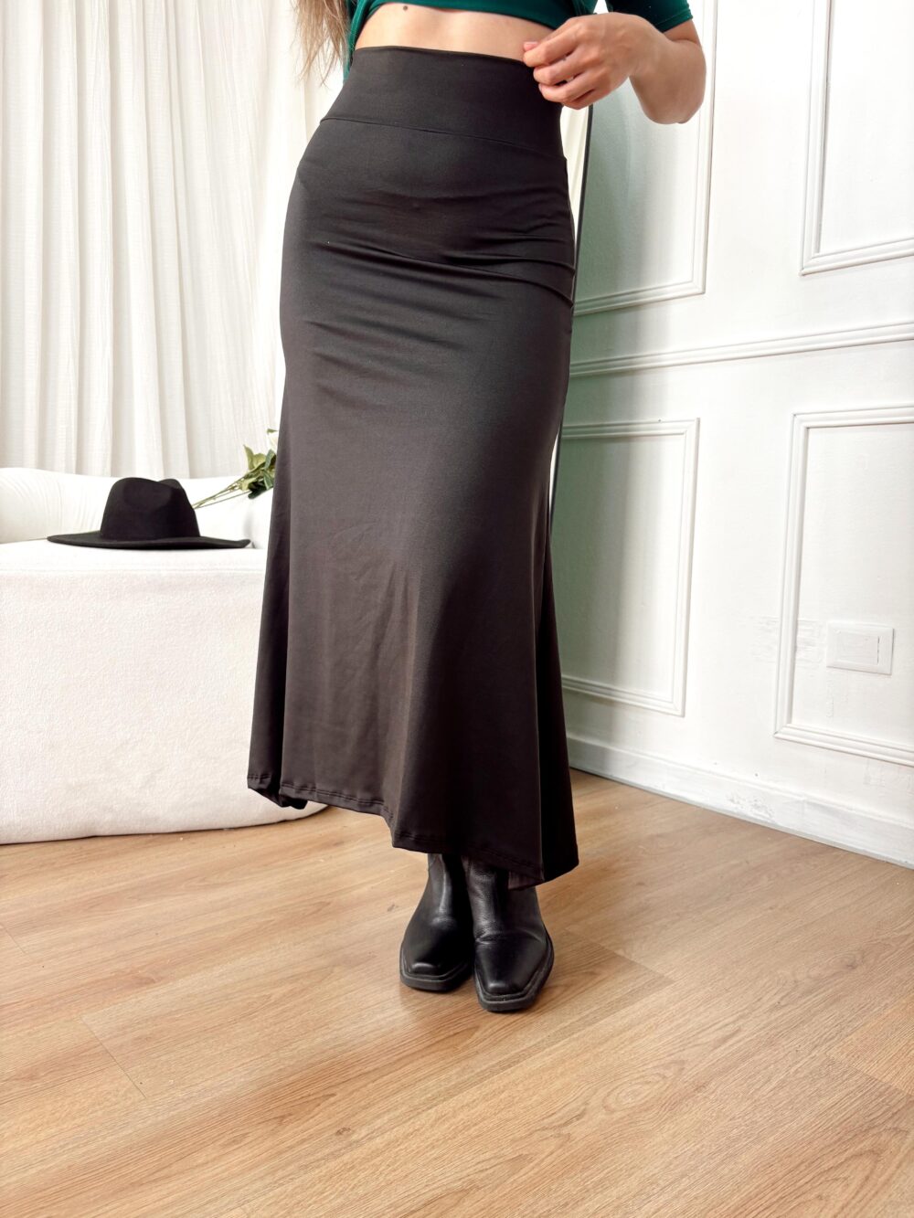 POLLERA ANDREA CAMPANA LARGA  LYCRA - Imagen 3