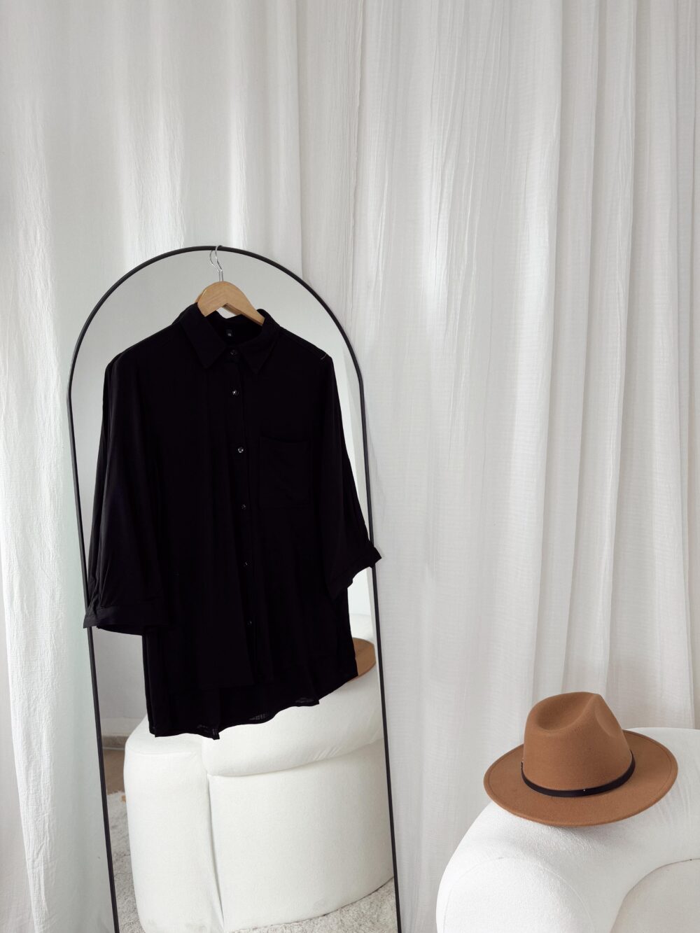 CAMISA LINO 3/4 OVERSIZE - Imagen 9