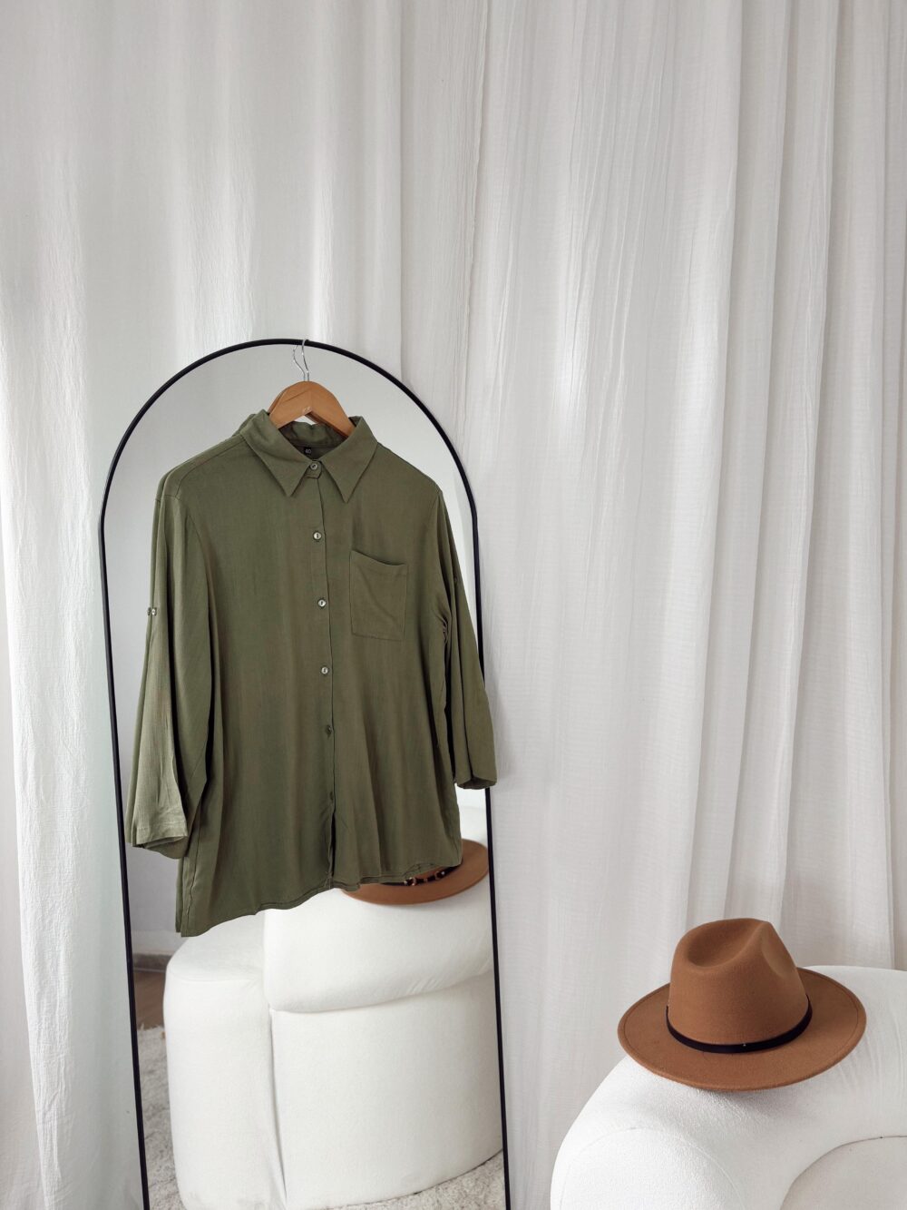 CAMISA LINO 3/4 OVERSIZE - Imagen 10