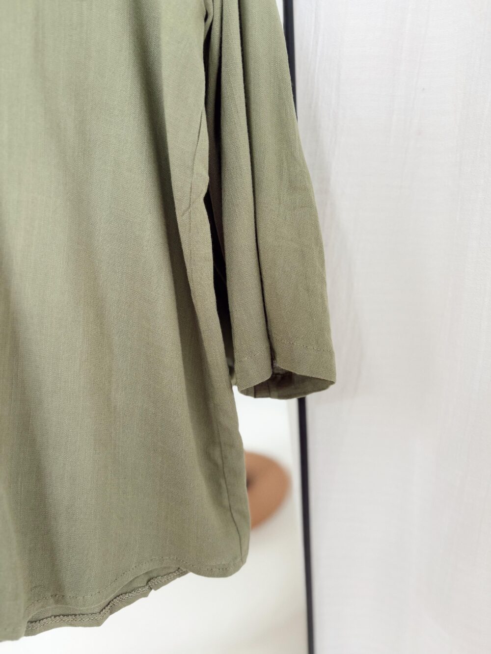CAMISA LINO 3/4 OVERSIZE - Imagen 7