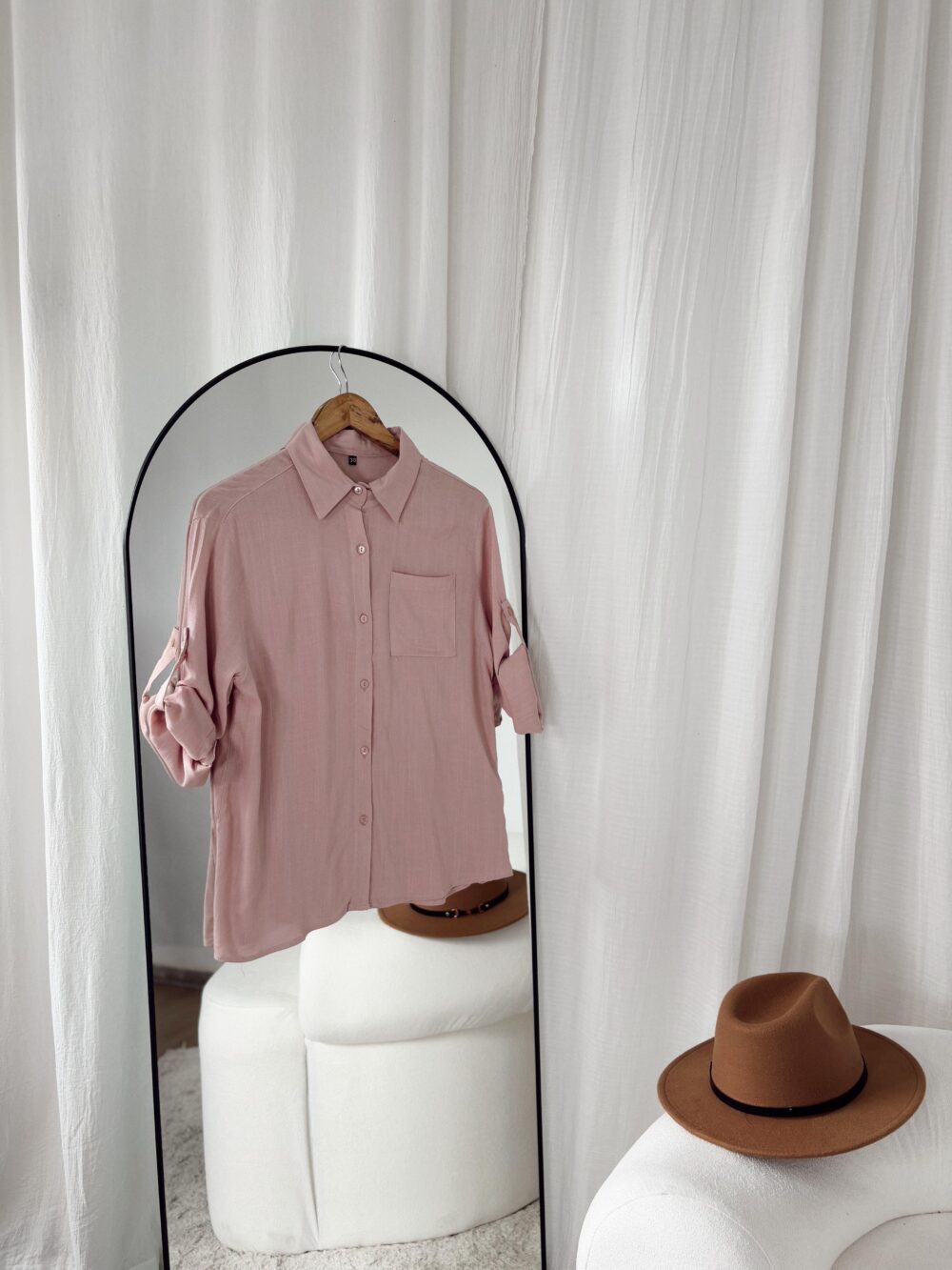 CAMISA LINO 3/4 OVERSIZE - Imagen 6