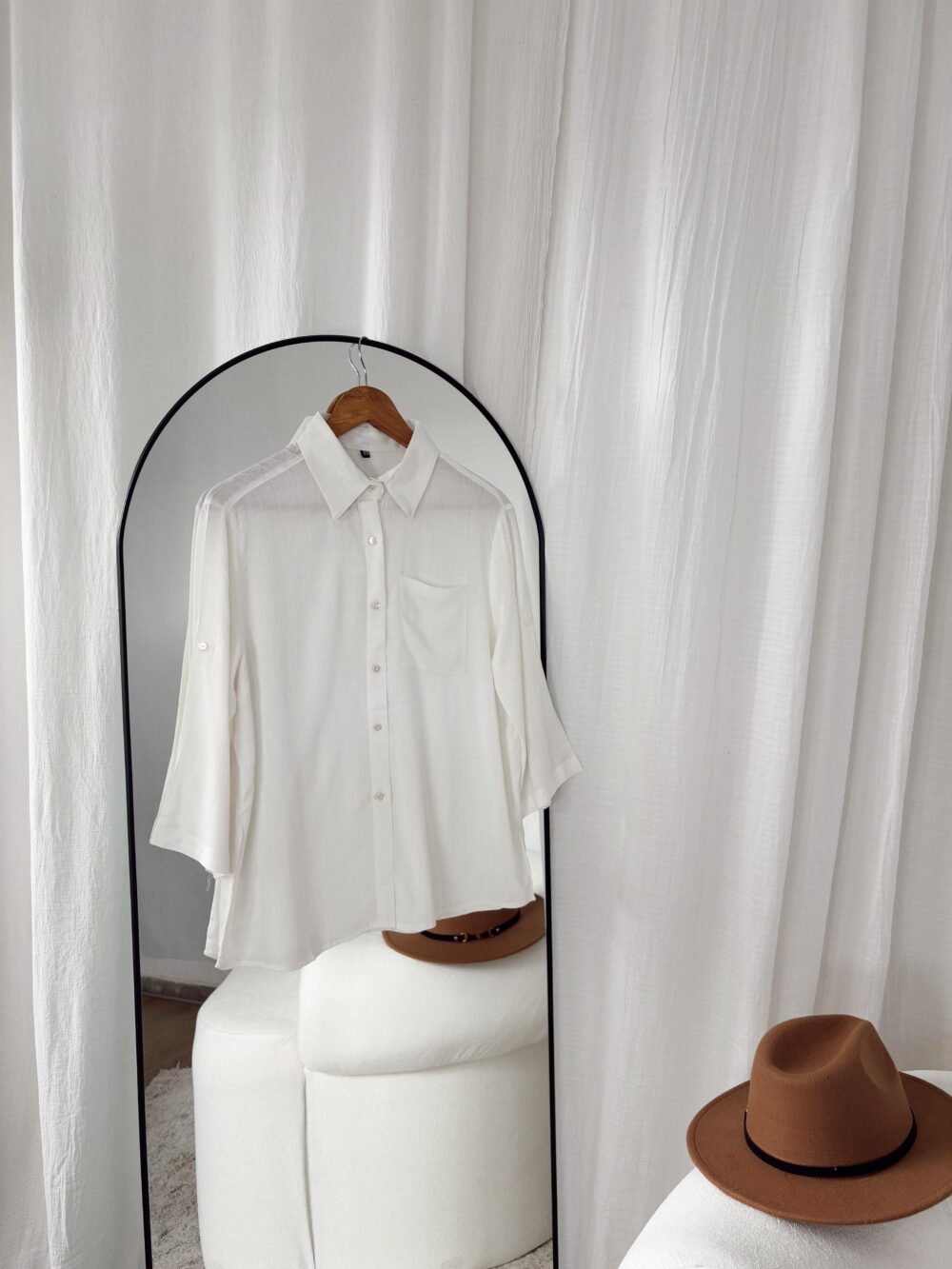 CAMISA LINO 3/4 OVERSIZE - Imagen 12