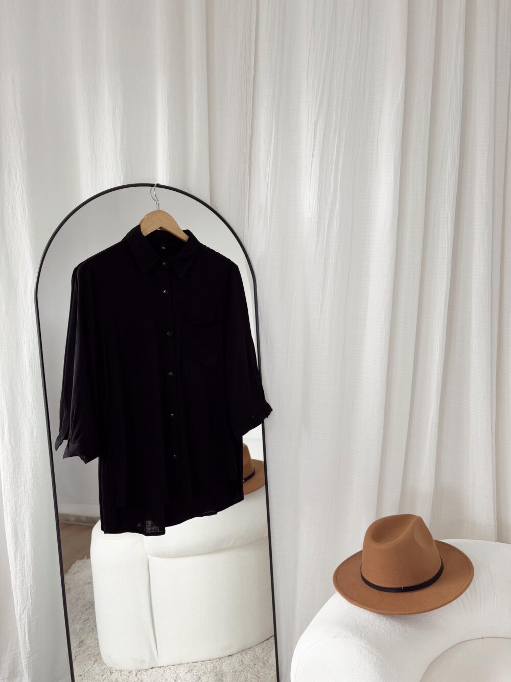 CAMISA LINO 3/4 OVERSIZE - Imagen 4