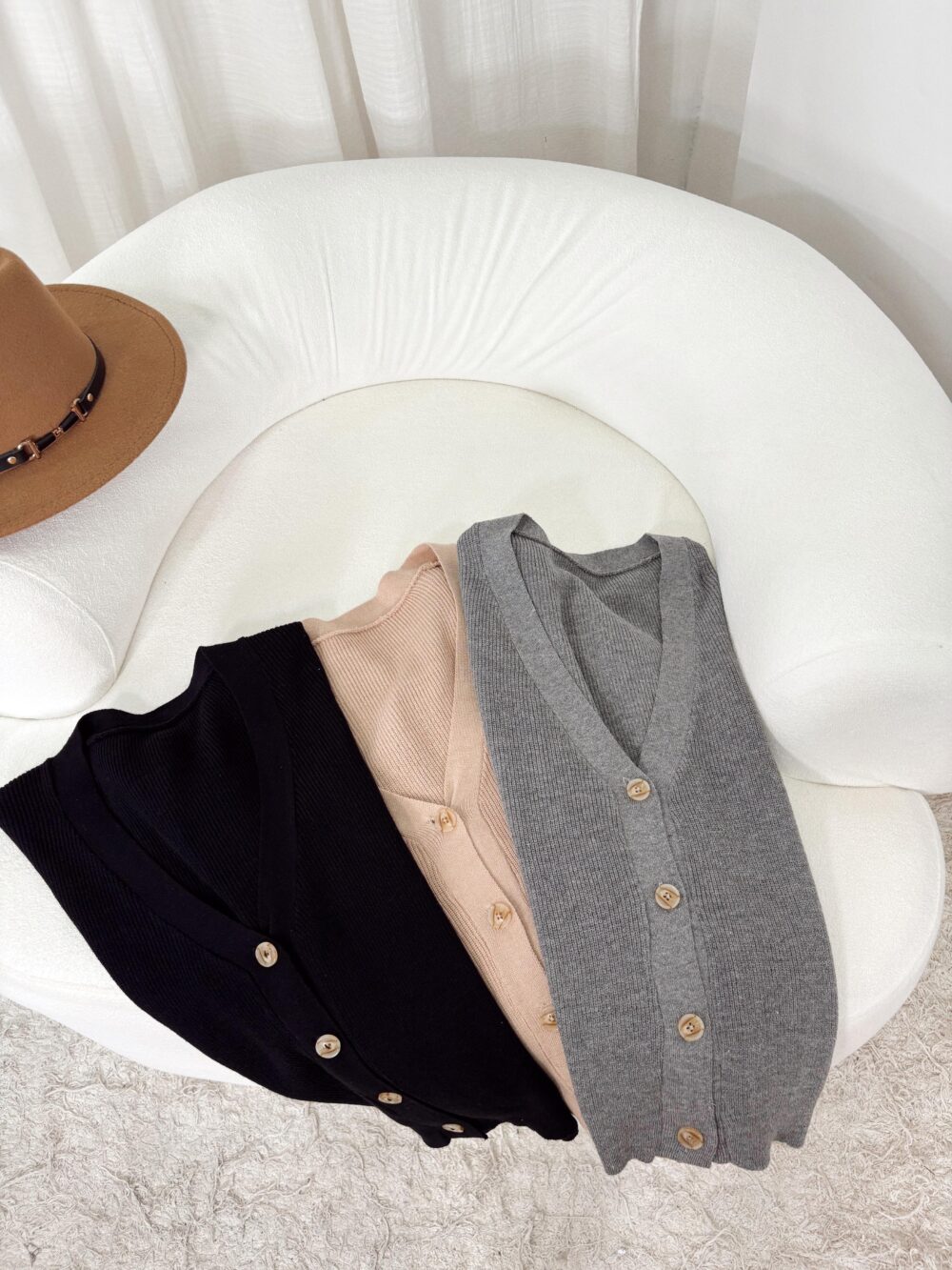 CARDIGAN HILO LISO STELLA - Imagen 5