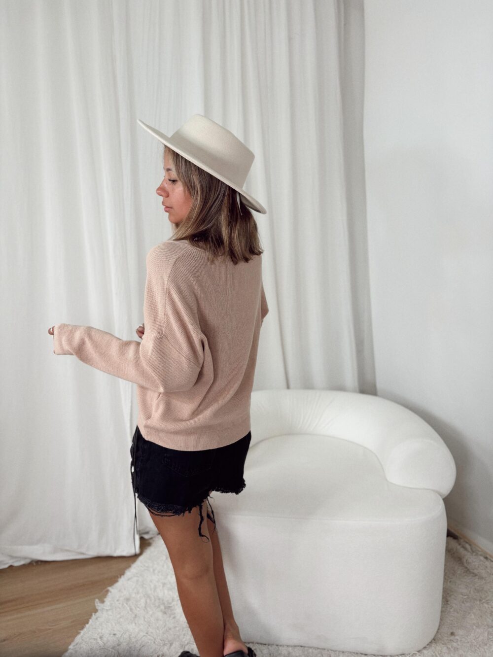 CARDIGAN HILO LISO STELLA - Imagen 4