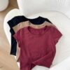 REMERA ALGODON CON LYCRA CROP - Imagen 6