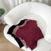 REMERA ALGODON CON LYCRA CROP - Imagen 5