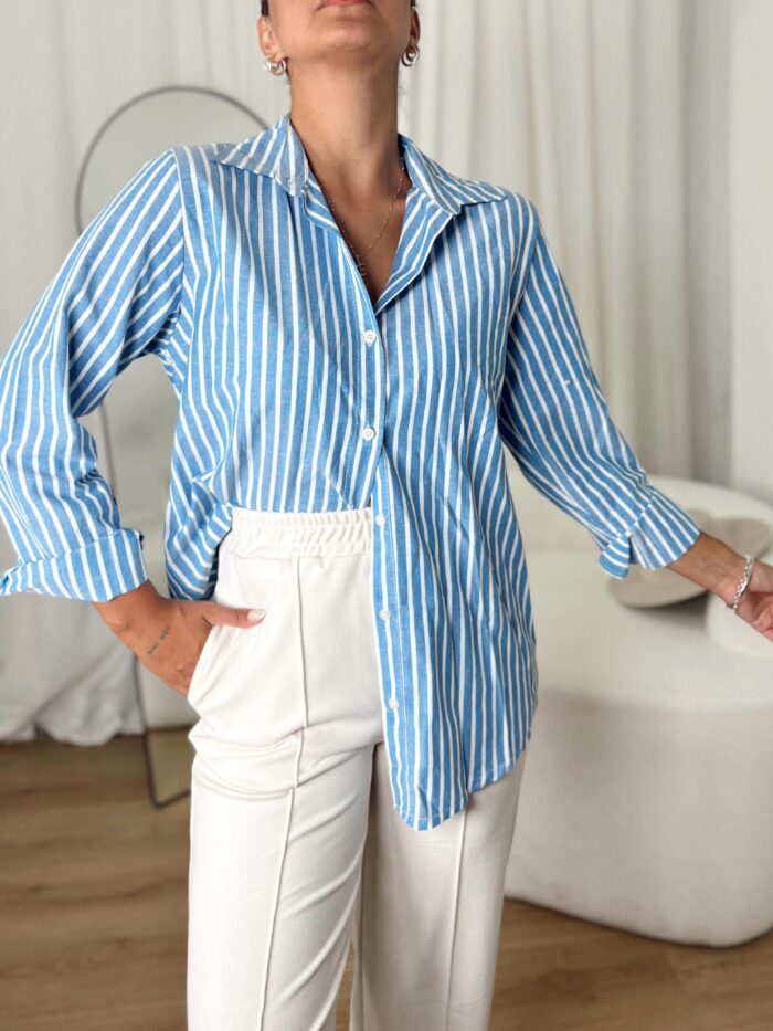 CAMISA POPLIN RAYADA