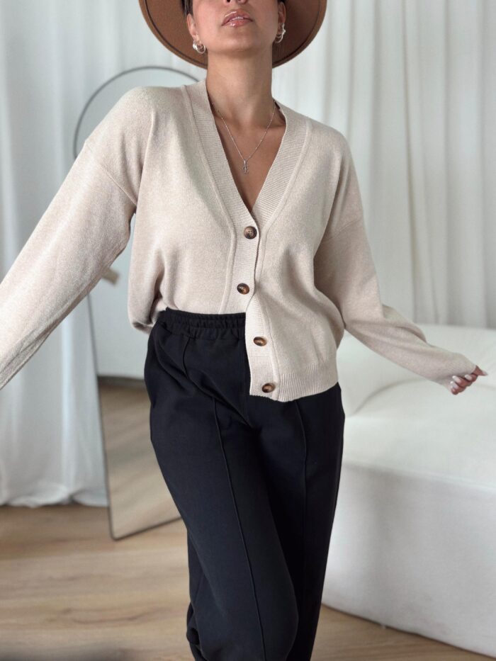 SWEATER CARDIGAN  BREMER LISO BOTONES