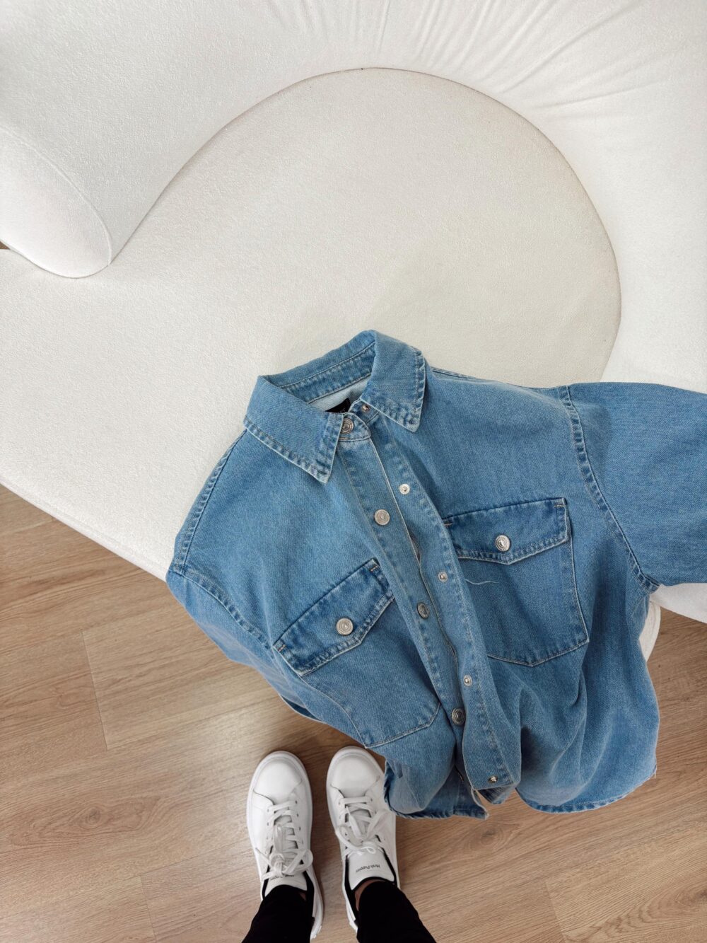 CAMISA CLASICA JEANS RIGIDO - Imagen 4