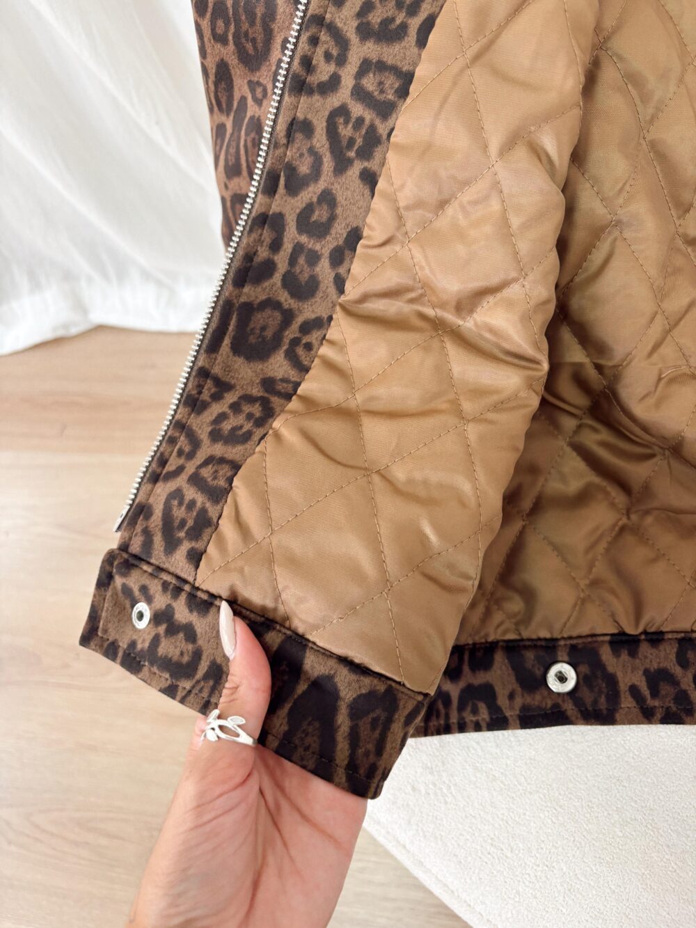 CHAQUETA FORRADA CUELLO MAO IMPORTADA - Imagen 4