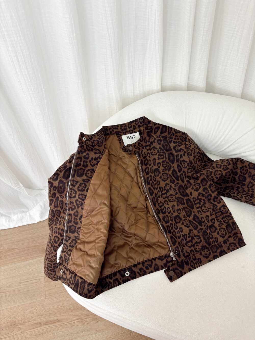 CHAQUETA FORRADA CUELLO MAO IMPORTADA - Imagen 8