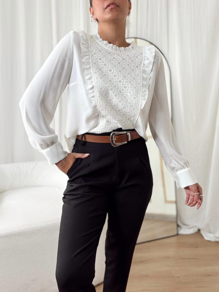 BLUSA BRODERIE PECHERA