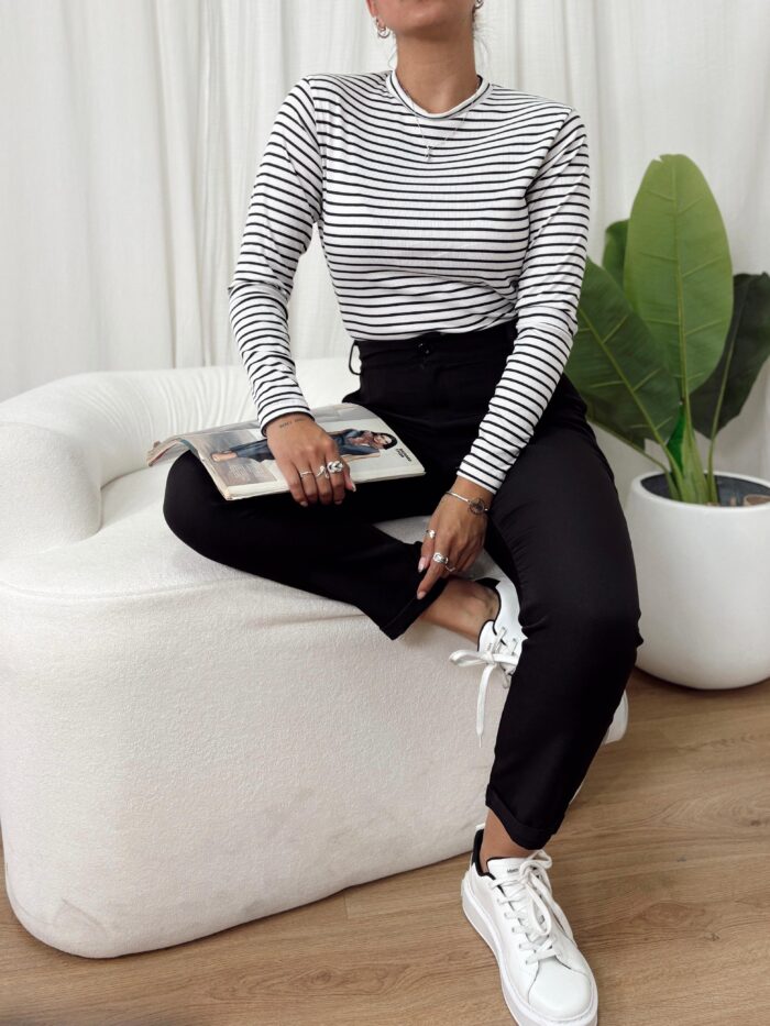 BASICA RAYAS CUELLO REDONDO BY DIOSAS