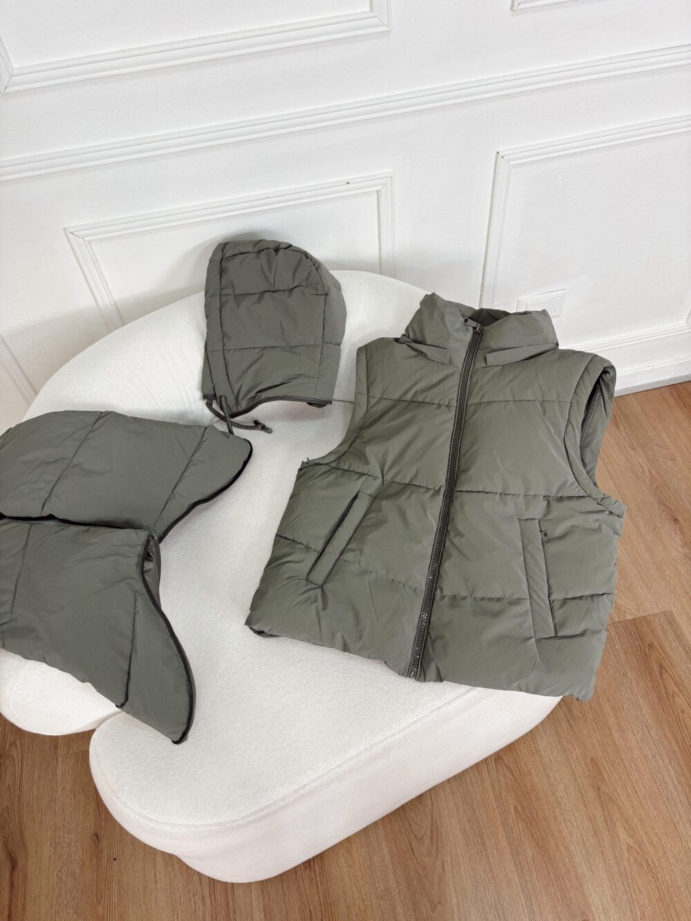 CAMPERA / CHALECO MALAGA CON PIEL - Imagen 9