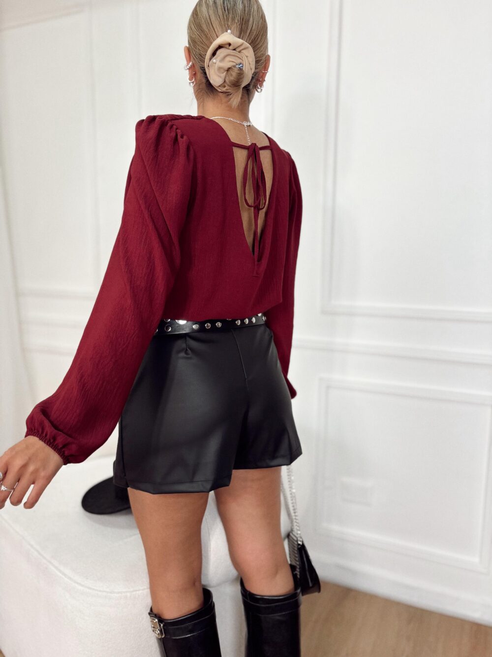BLUSA CANDELA CREP MANGA LARGA - Imagen 2