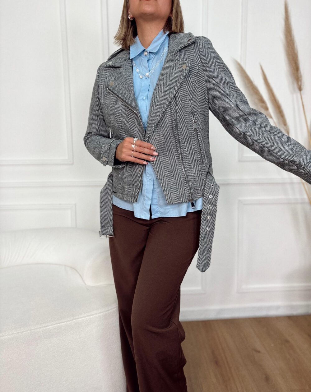 CHAQUETA DE PAÑO IMPORTADA - Imagen 2