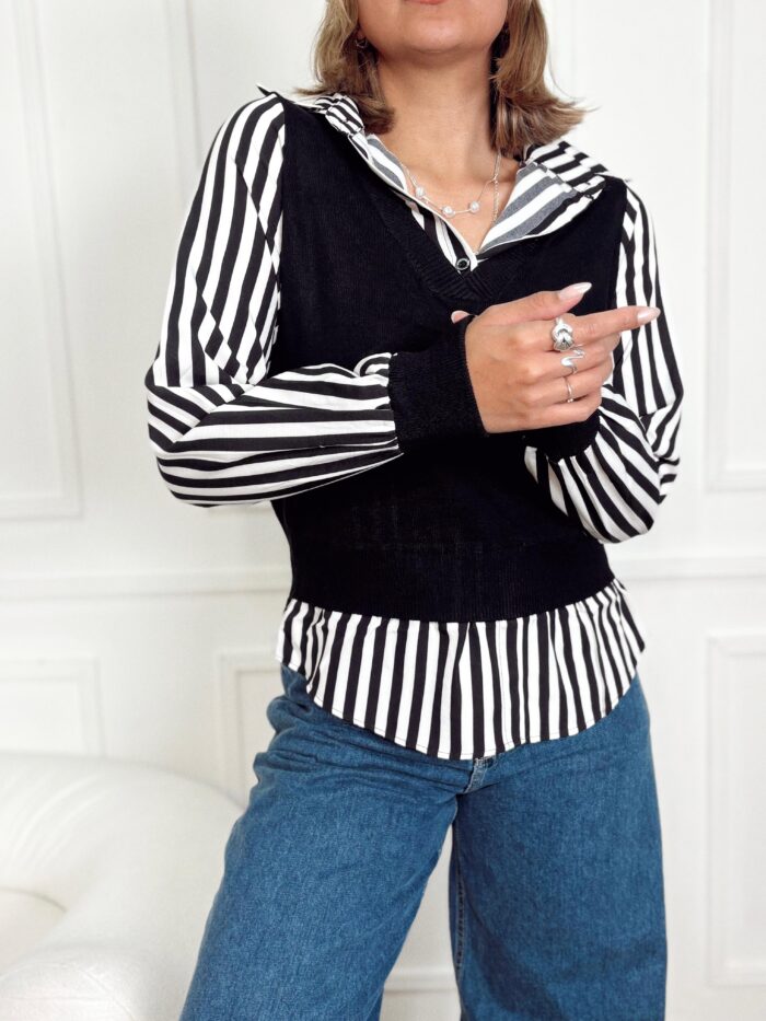 CHALECO / CAMISA RAYADO