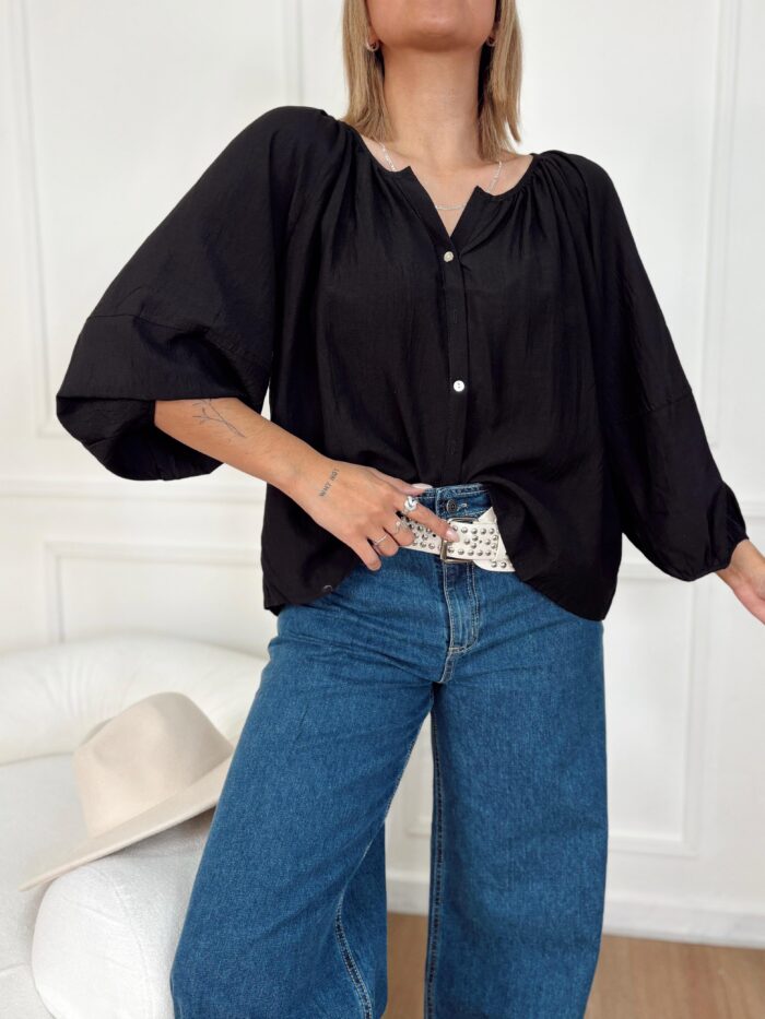 BLUSA LISBOA CON FRUNCE