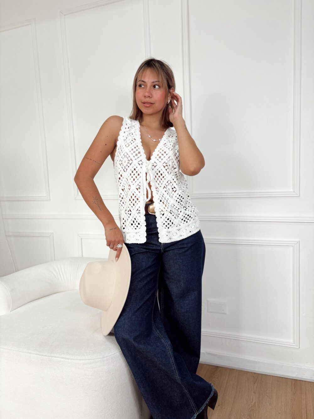 CHALECO CROCHET 7605 - Imagen 9