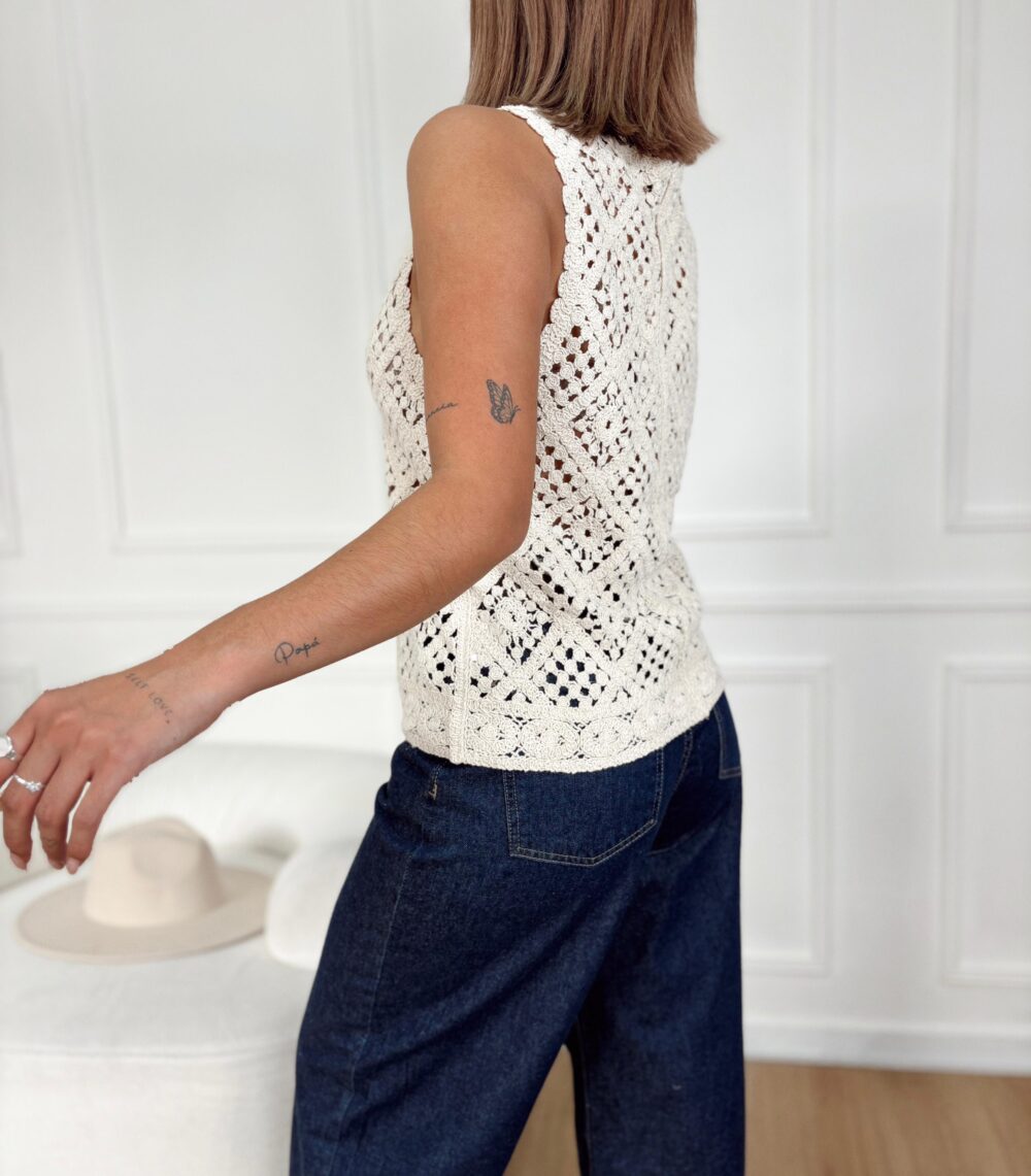 CHALECO CROCHET 7605 - Imagen 10
