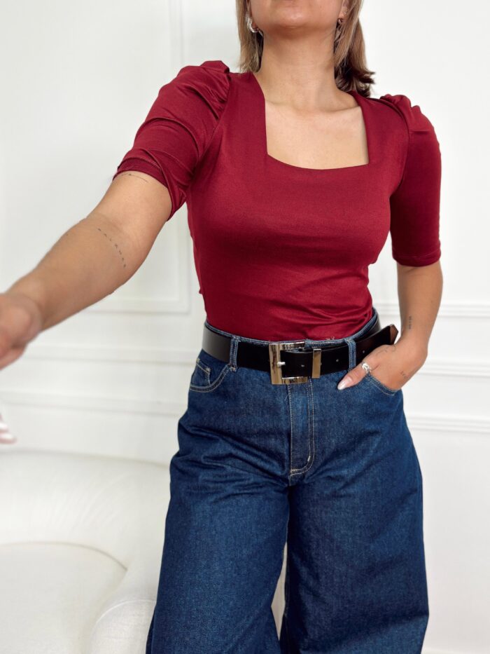 REMERA MANGA 3/4 ESCOTE CUADRADO PRINCESA BY DIOSAS